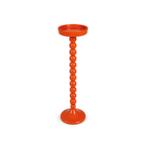 Kaarsenhouder papaya groot bolletjes design kandelaars speels oranje